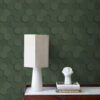 Origin Wallcoverings 3d mesilasvaha motiiv tapeet - tume roheline