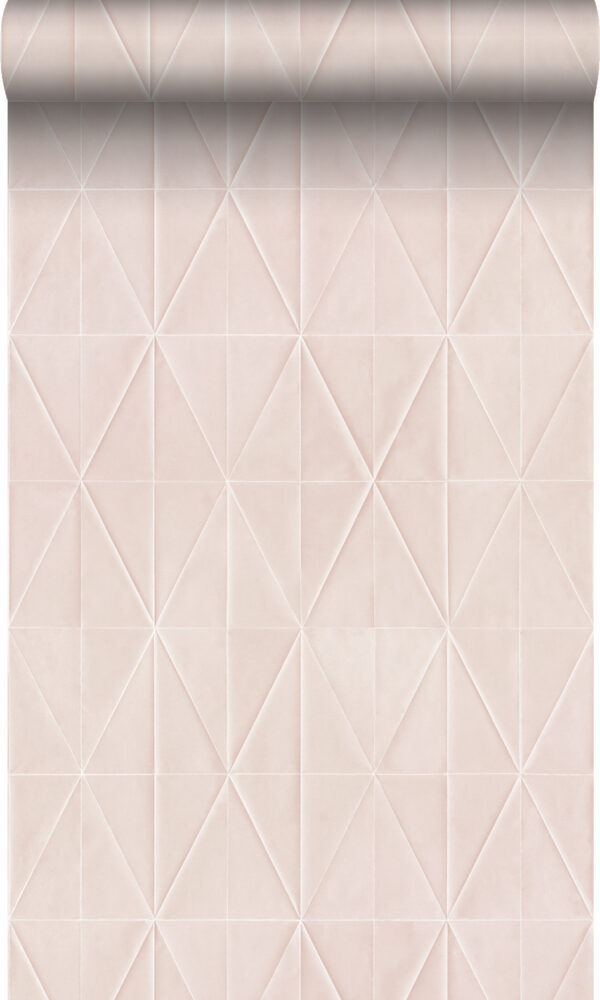Origin Wallcoverings origami motiiv - pehme roosa