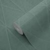 Origin Wallcoverings origami motiiv - hallikasroheline
