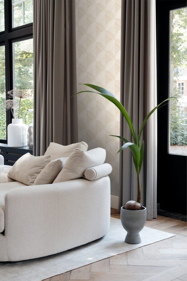 Origin Wallcoverings 3D print tapeet - helebeež