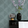 Origin Wallcoverings 3D print tapeet - tuhmunud sinine