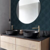 Origin Wallcoverings 3D print tapeet - tumesinine