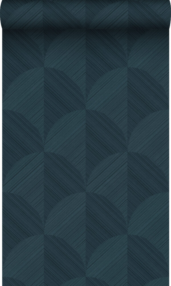 Origin Wallcoverings 3D print tapeet - tumesinine