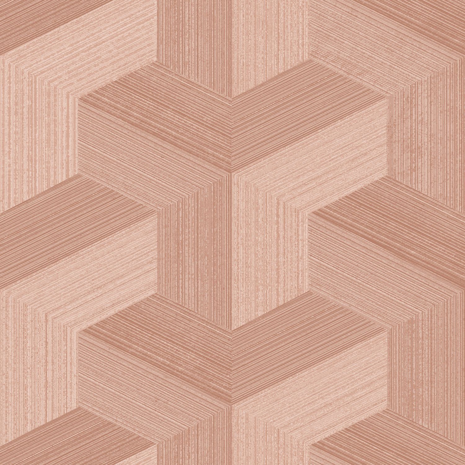 Origin Wallcoverings tapeet graafiline 3D terrakota roosa