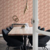 Origin Wallcoverings tapeet graafiline 3D terrakota roosa
