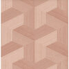 Origin Wallcoverings tapeet graafiline 3D terrakota roosa