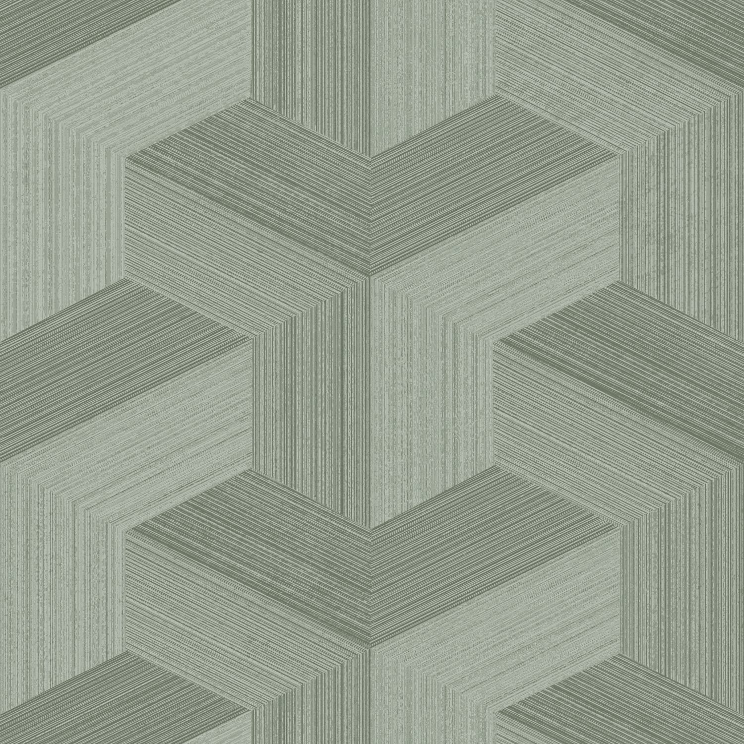 Origin Wallcoverings 3D tapeet - hallikasroheline