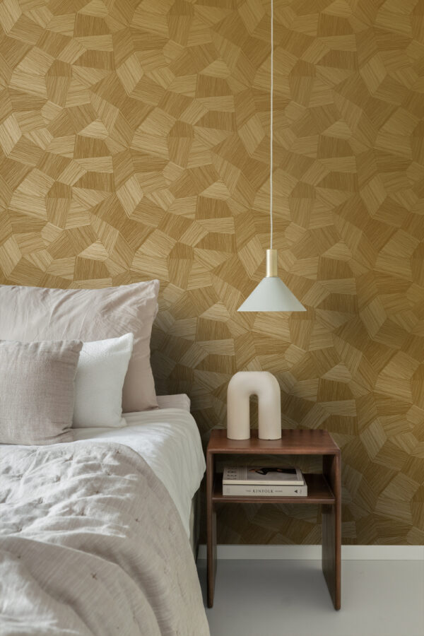 Origin Wallcoverings tapeet graafiline 3D soe kuld