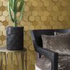 Origin Wallcoverings 3d mesilasvaha motiiv tapeet - kuld
