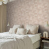 Origin Wallcoverings tapeet graafiline 3D pehme roosa