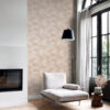 Origin Wallcoverings tapeet graafiline 3D pehme roosa