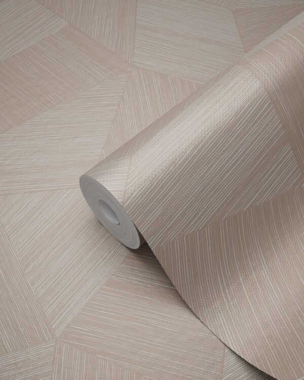 Origin Wallcoverings tapeet graafiline 3D pehme roosa