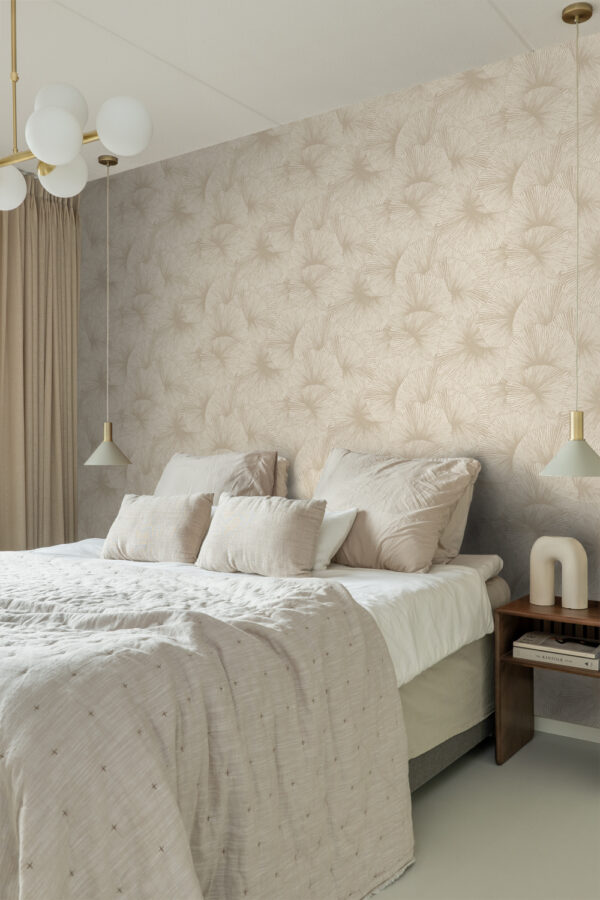 Origin Wallcoverings tapeet 3D lehed - beež