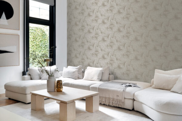 Origin Wallcoverings 3D leheprint tapeet - taupe
