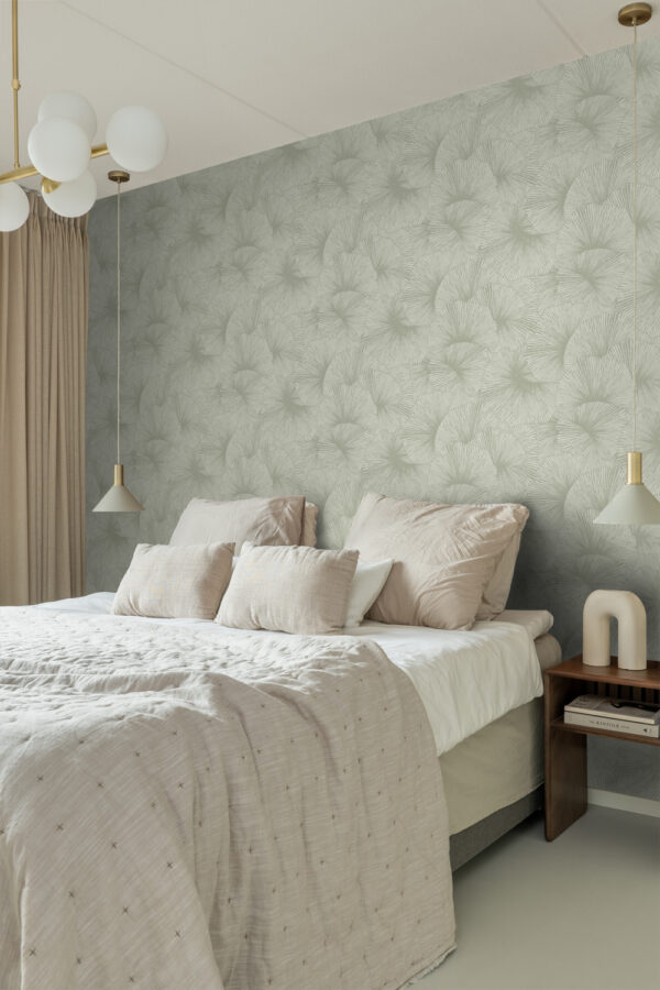 Origin Wallcoverings 3D leheprint tapeet - hallikasroheline