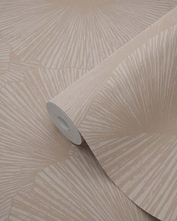 Origin Wallcoverings 3D lehtede tapeet - antiikroosa