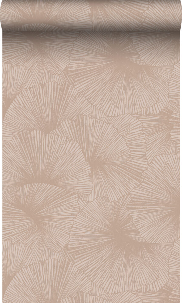 Origin Wallcoverings 3D lehtede tapeet - antiikroosa