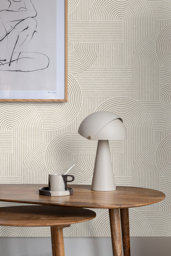Origin Wallcoverings tapeet graafika 3D soe hall