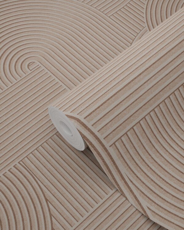 Origin Wallcoverings tapeet graafiline 3D terrakota roosa