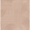 Origin Wallcoverings tapeet graafiline 3D terrakota roosa