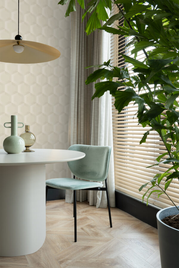 Origin Wallcoverings 3d mesilasvaha motiiv tapeet - helebeež