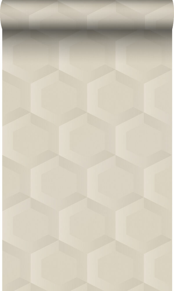 Origin Wallcoverings 3d mesilasvaha motiiv tapeet - helebeež