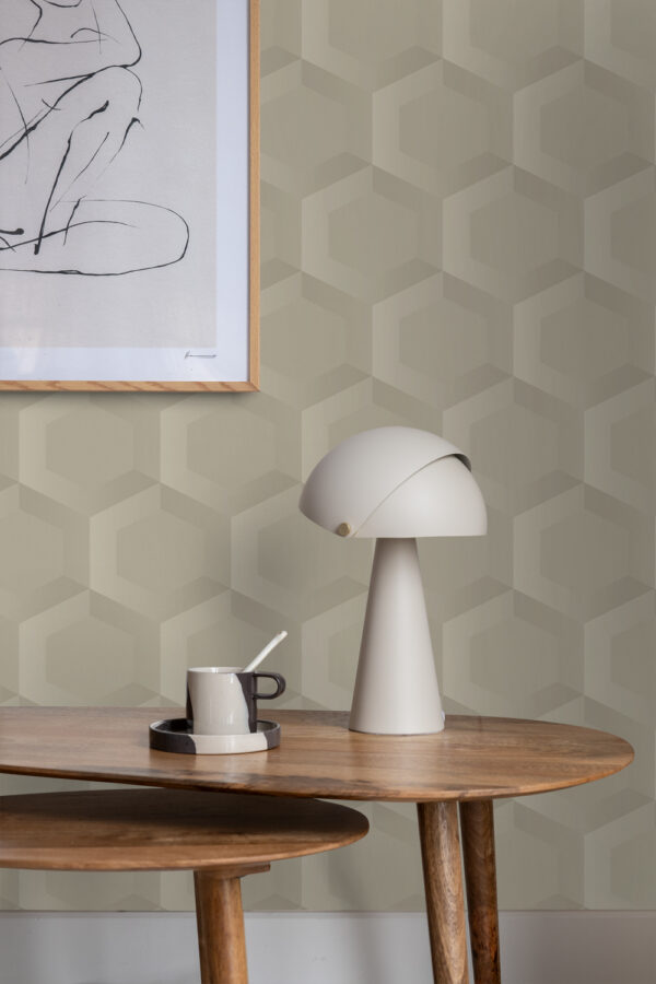 Origin Wallcoverings 3d mesilasvaha motiiv tapeet - liivbeež