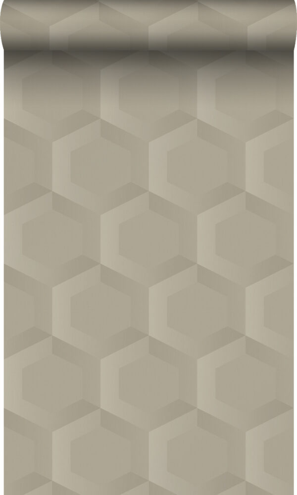 Origin Wallcoverings 3d mesilasvaha motiiv tapeet - liivbeež