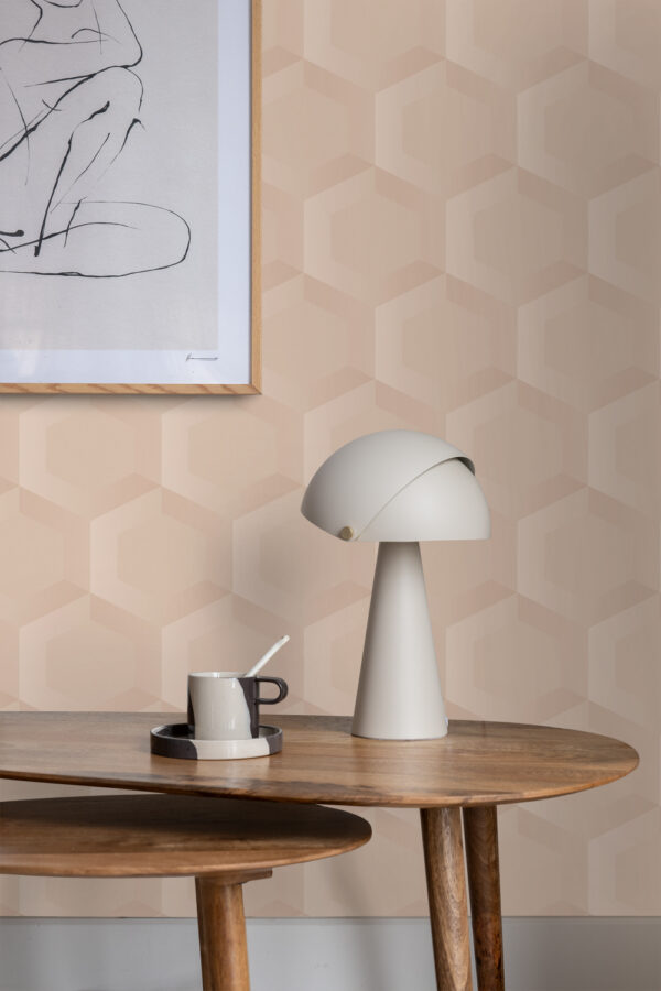 Origin Wallcoverings 3d mesilasvaha motiiv tapeet - heleroosa