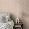 Origin Wallcoverings 3d mesilasvaha motiiv tapeet - heleroosa