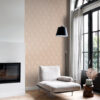 Origin Wallcoverings 3d mesilasvaha motiiv tapeet - heleroosa