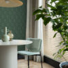 Origin Wallcoverings 3d mesilasvaha motiiv tapeet - tume roheline
