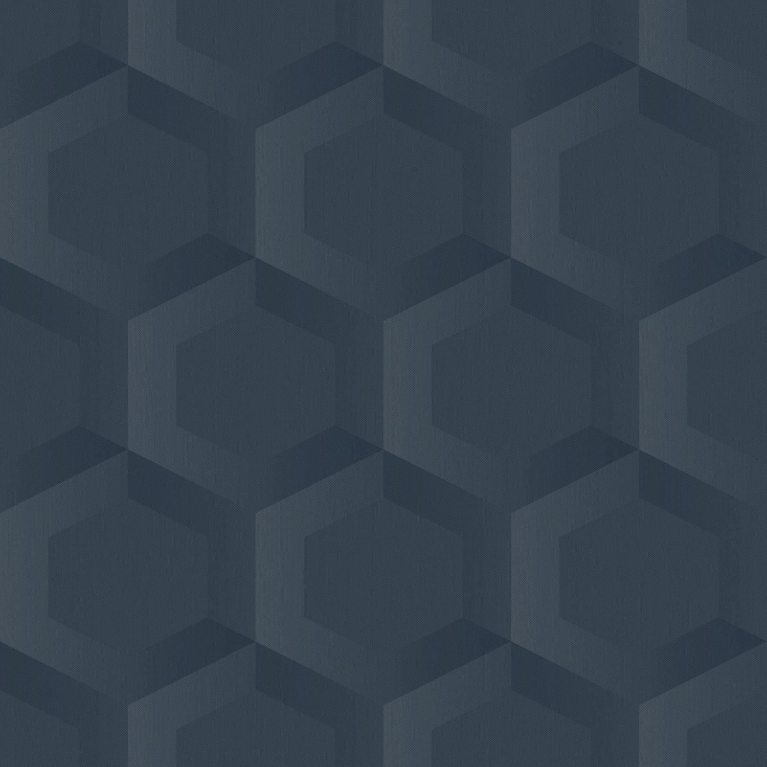 Origin Wallcoverings 3d mesilasvaha motiiv tapeet - tumesinine