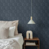 Origin Wallcoverings 3d mesilasvaha motiiv tapeet - tumesinine