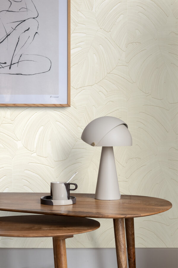 Origin Wallcoverings tapeet troopilised lehed - helebeež