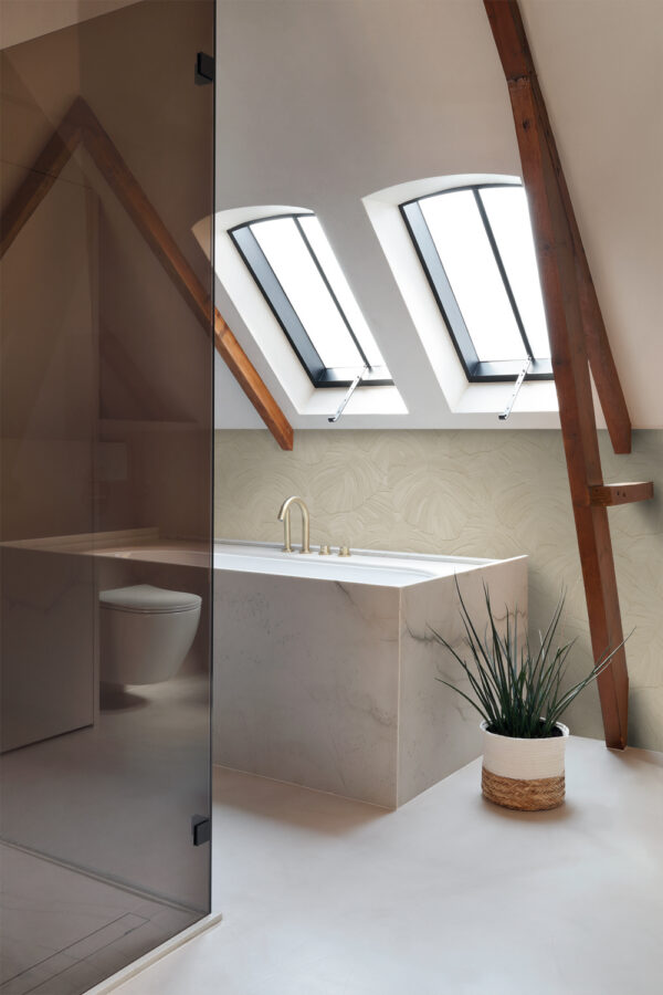 Origin Wallcoverings tapeet troopilised lehed - taupe