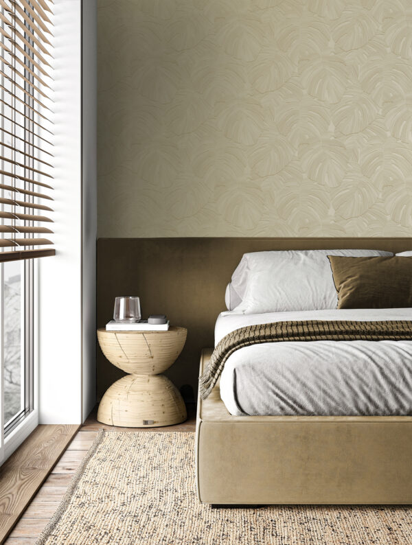 Origin Wallcoverings tapeet troopilised lehed - liivbeež
