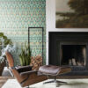 Origin Wallcoverings seina fototapeet coco ikat - türkiis