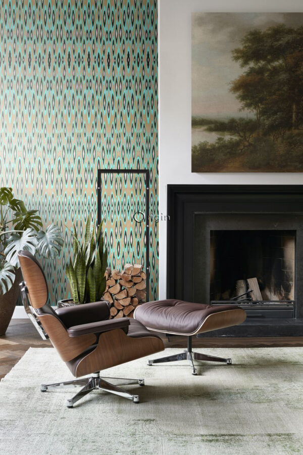 Origin Wallcoverings seina fototapeet coco ikat - türkiis