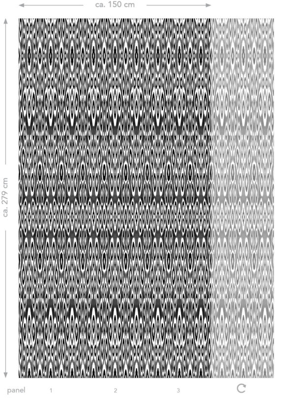 Origin Wallcoverings seina fototapeet coco ikat - must
