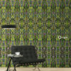 Origin Wallcoverings mittekootud tapeet XXL džungli palavik - must