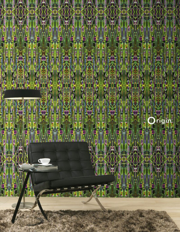 Origin Wallcoverings mittekootud tapeet XXL džungli palavik - must