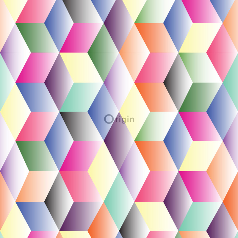 Origin Wallcoverings mittekootud tapeet XXL graafiline motiiv - mitmevärviline