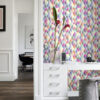 Origin Wallcoverings mittekootud tapeet XXL graafiline motiiv - mitmevärviline