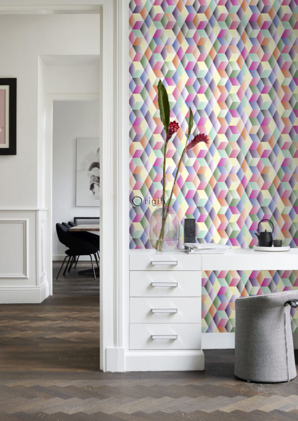 Origin Wallcoverings mittekootud tapeet XXL graafiline motiiv - mitmevärviline