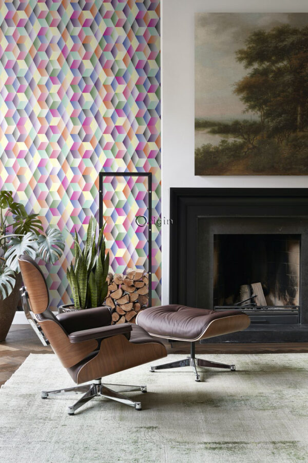 Origin Wallcoverings mittekootud tapeet XXL graafiline motiiv - mitmevärviline