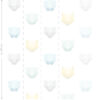 Origin Wallcoverings origami loomapead fototapeet - mündiroheline, pastelsinine, pastelkollane, hele soe hall ja mattvalge