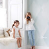 Origin Wallcoverings fototapeet gradient rombimotiiv - pastelsinine ja mündiroheline