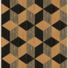 Origin Wallcoverings mittekootud tapeet XXL rohumatt graafiline 3D motiiv helepruun ja tumepruun