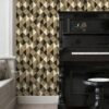 Origin Wallcoverings mittekoeline XXL tapeet rohumatt graafiline 3D must, pruun ja beež